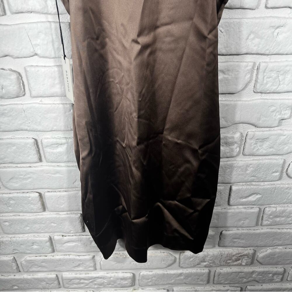 NWT Babaton Aritzia Taupe Racerback Sleeveless Dress Size 0 - Picture 11 of 14